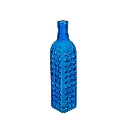 Evergreen Garden Glass Bottles for Bottle Tree, Wine Bottles for Decorativation Indoor Outdoor Wedding Christmas Party Decor (Blue, Set of 5)