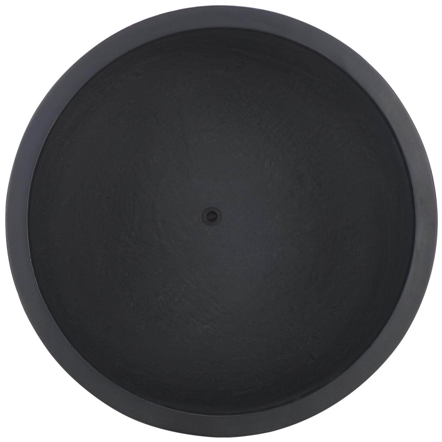 SAFAVIEH Outdoor - Nardo Black Cement Ficonstone Planter Pot with Drainage Hole, Frost Resistant Garden Planter for Patio, Deck, Backyard, 22.83" W x 22.83" D x 18.11" H (PAT1531A)
