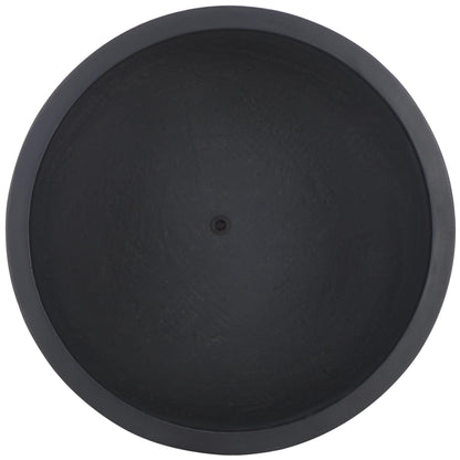 SAFAVIEH Outdoor - Nardo Black Cement Ficonstone Planter Pot with Drainage Hole, Frost Resistant Garden Planter for Patio, Deck, Backyard, 22.83" W x 22.83" D x 18.11" H (PAT1531A)