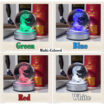 IFOLAINA Tiger Lovers Gifts for Men Women 3D Crystal Ball