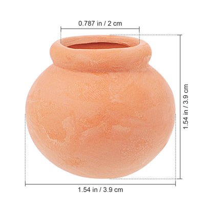 NIYANGLE 6pcs Miniature Clay Flower Pots Small Succulent Terracotta Planter Pots for Home Garden Decor DIY Crafts 1. 53x1. 53x1. 38in