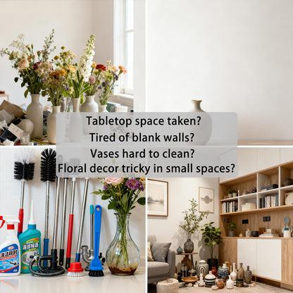 Gold Hand Vase, Wall Mounted Decor - Hanging Statue for Living Rooms & Entrance, Funky Art Sculpture Planter, Esculturas de Pared, Macetas Decorativas, Flower Tubes, Test Tubes for Plants