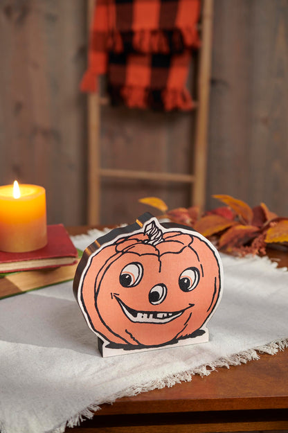 Primitives by Kathy Halloween Pumpkin Chunky Sitter
