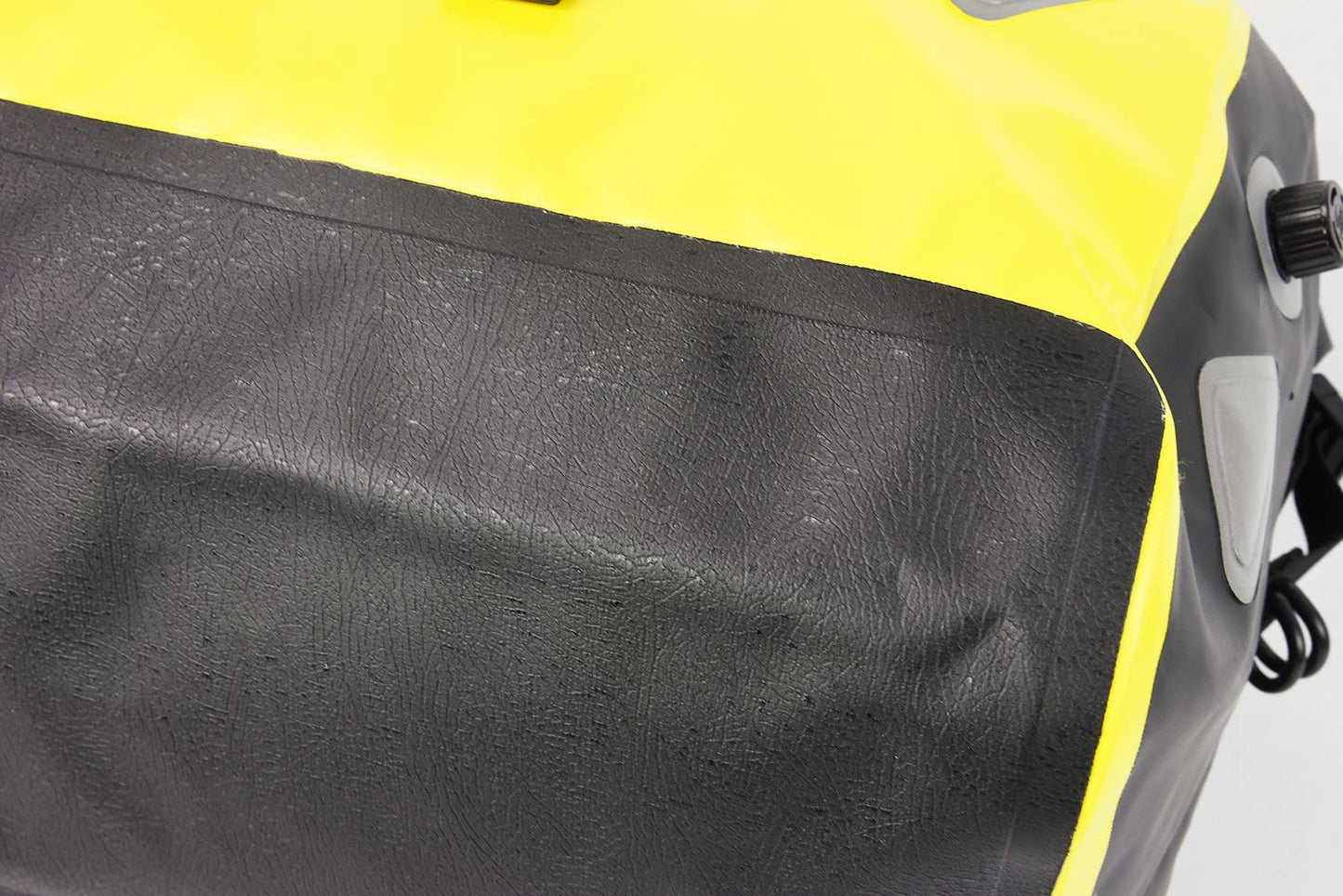 WILD HEART Waterproof Motorcycle Duffel Dry Bag PVC500D Double-bottom With Rope Straps and Inner Pocket 40L 66L 100L for Kayaking/Camping/Boating/Motorcycle/Hiking/Surfing (66L,Yellow)