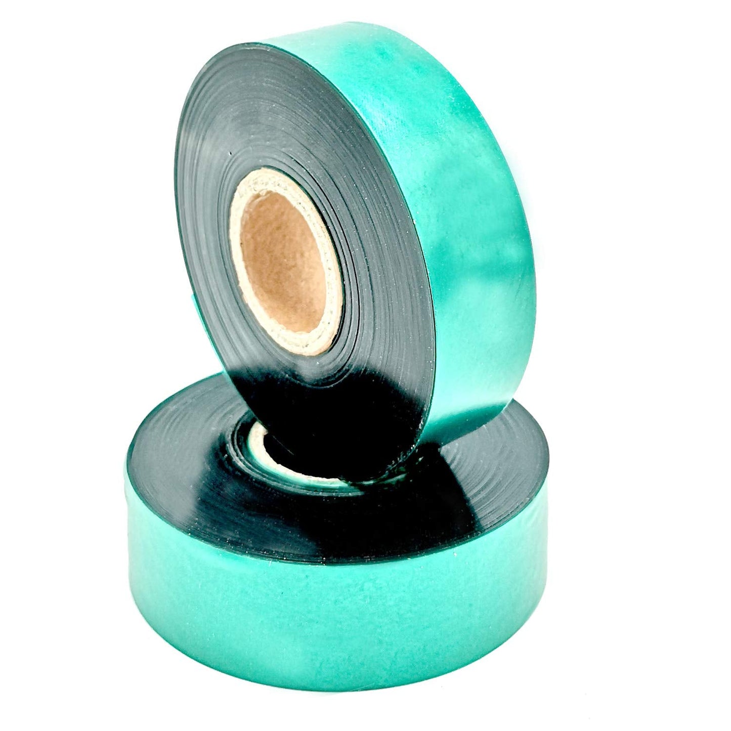 Medoore 2 Rolls Stretch Tie Tape Garden Tie Tape Thick Plant Ribbon Garden Green Vinyl Stake for Indoor Outdoor Patio Plant Use, 1 Inch Wide by 150 Feet Long