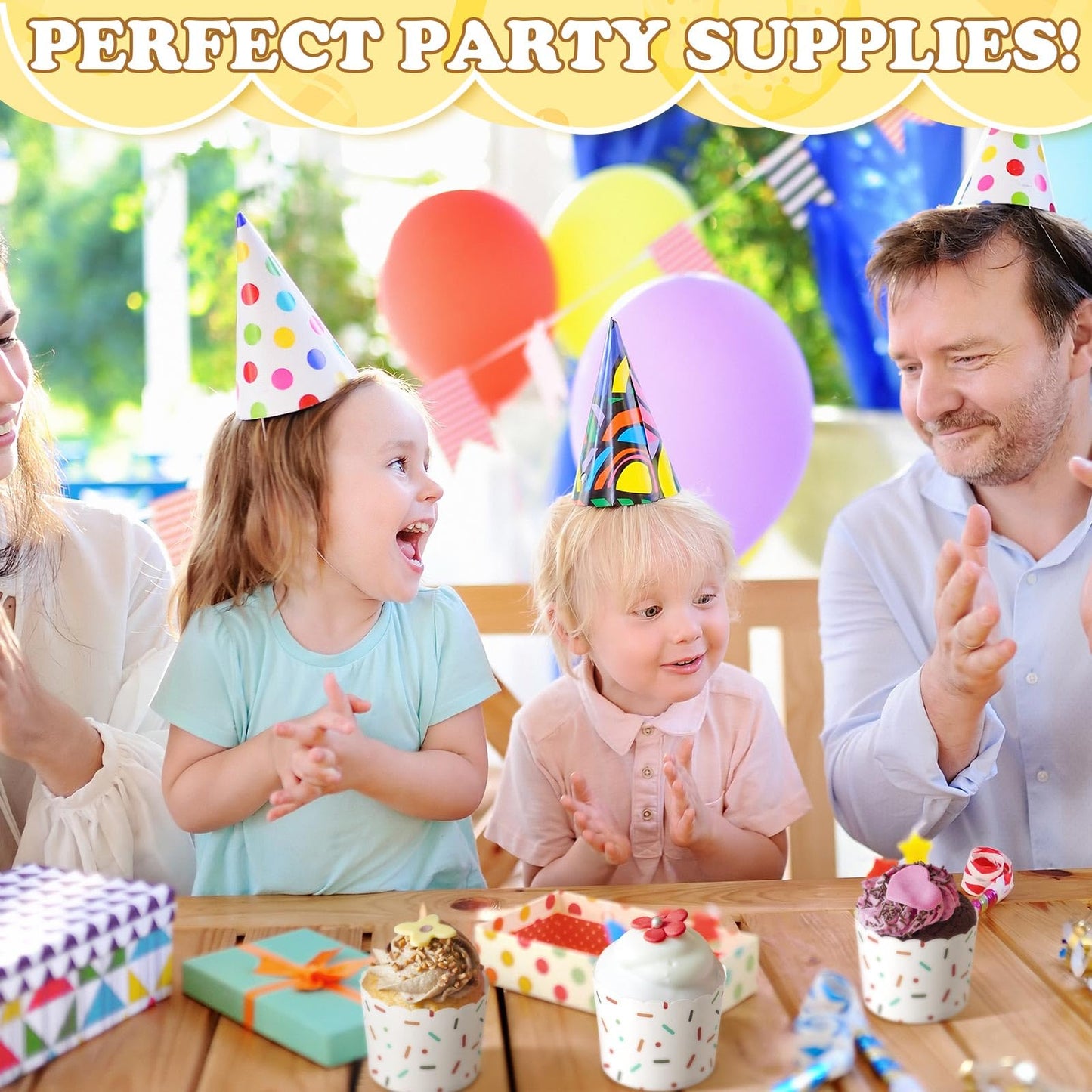 Uiifan 200 Pcs 6 oz Muffin Cupcakes Baking Paper Cups Greaseproof Muffin Paper Cups White Cupcake Liners Baking Supplies for Cake Balls Candies