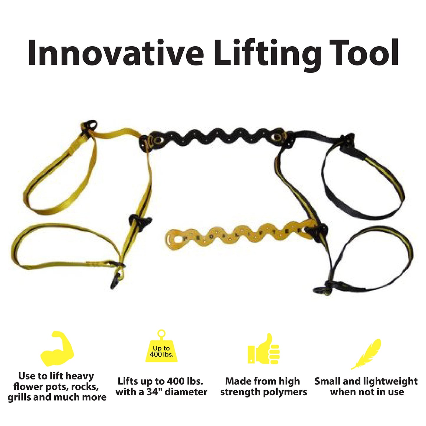ProLifter - 400 Pound Plant Support Lifting Straps For Moving Heavy Rocks, Root Balls, Gardening Pots, Planters & Accessories - A Plant Caddy Pot Mover Ideal for Landscaper to Lift, Balance, Transport