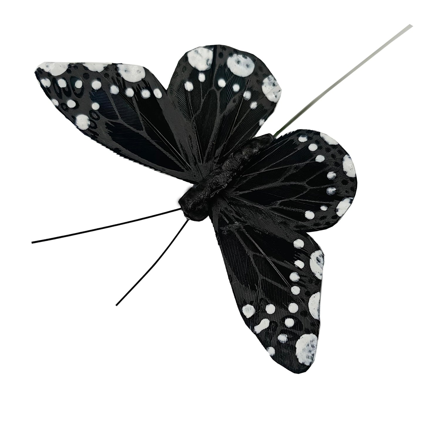 YCHTEWY- 12 pcs Black Butterflies Party Decorations Halloween Decoration Home Decoration…