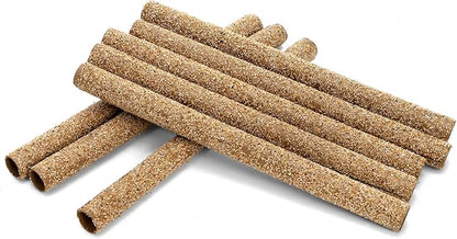 Okllen 60PCS Sand Perch Covers for Bird Cage, Perch Covers for Parakeet, Lovebird, Parrotlets, Budgies, Canaries, Finches and Other Small Birds