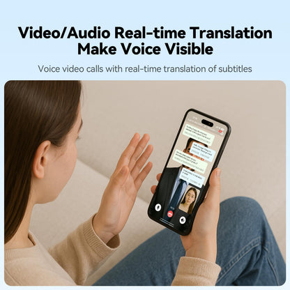 InnAIO T9 AI language Translator Device, Real Time Voice Cloning, Support 150+ Languages, Cross-App Translation, 98.6% Accuracy, 0.5s Response, Offline Translation, Portable Design for Business Travel