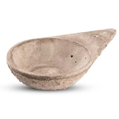 Sagrada Madre Incense Burner, Triangular Sahumador - Hand-Carved Cement Incense Holder, Ash Catcher for Sticks, Cones, Bombs & Smudges - 1 Piece, Perfect for Smudging, Yoga, and Meditation Accessories