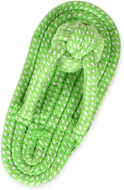 Sunglow Dog Toy Interactive Chewing Rope Ball Toys Natural Cotton Washable Durable Tug of War for Small Medium Dogs Puppies Training Playing Teeth Cleaning (Shoes)