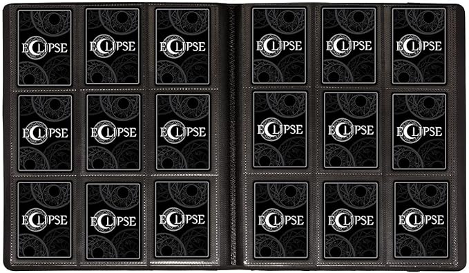 Ultra Pro E-15219 Eclipse 9-Pocket PRO-Binder-Jet Black