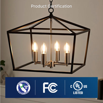 FLSNT 60W Equivalent LED Chandelier Light Bulbs, Dimmable, E12 Base, Clear B11 LED Filament Candelabra Bulbs, 2700K Soft White, 6 Pack