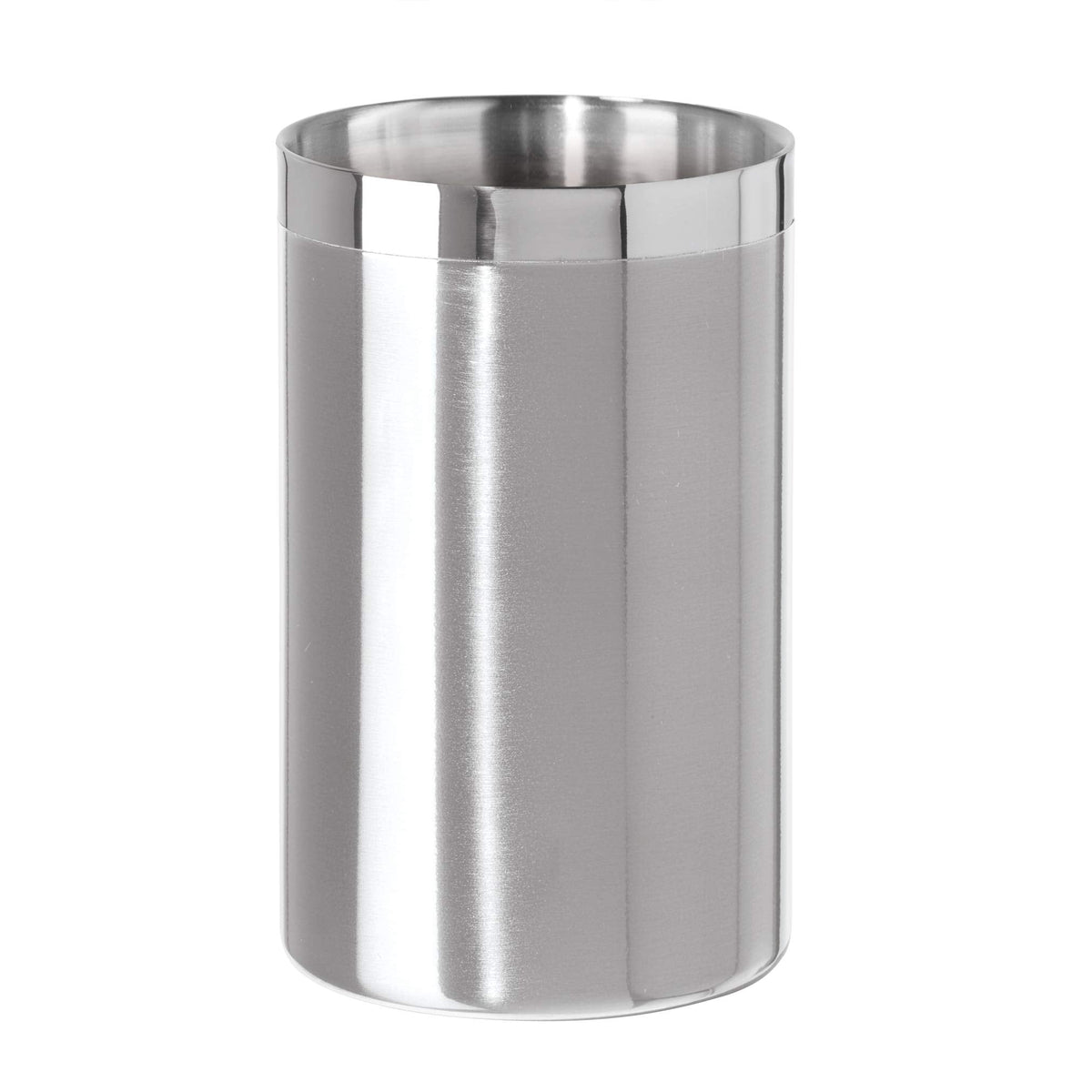 OGGI Stainless Steel Double Wall Wine Cooler - Insulated Tabletop Wine Chiller for White Wine & Champagne, Fits Most Standard Sized Bottles