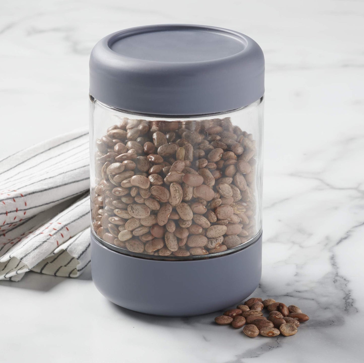 Anchor Hocking 3 Piece SecureLock Revolution Jar Set with BPA-Free Plastic Lids, Perfect for Pantry Organization