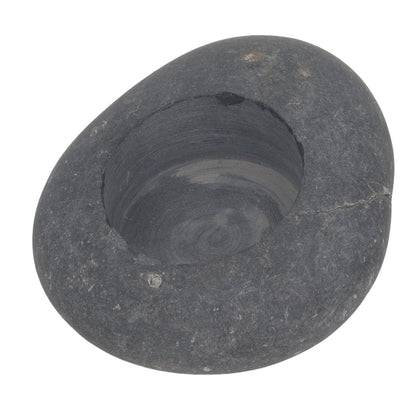 Handmade Stone Tealight Candle Holder, Sturdy and Compact Size Design Decorative Pebble Multifunctional and Lightweight Candle Holder for Wedding Home Decor