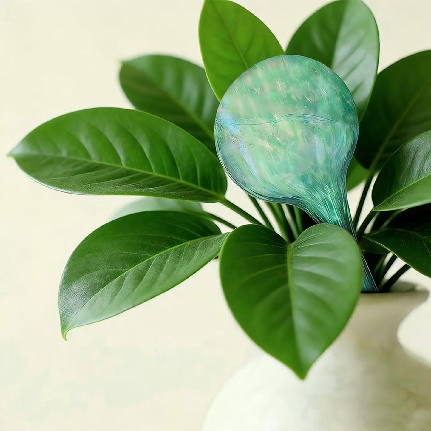 Plant Self Watering Globes – 6 Pack Small Colorful Glass Plant Watering Device for Indoor Pots, Self Watering Bulbs for Vacation Plant Care, Drip Irrigation System, Garden Patio Hanging Plants