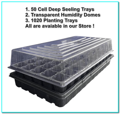 Nothers RooTrimmer 50 Cell, 10pcs-Pack Thick Durable Seedling Plastic Nursery Trays (GGQB50, 10/20) 1