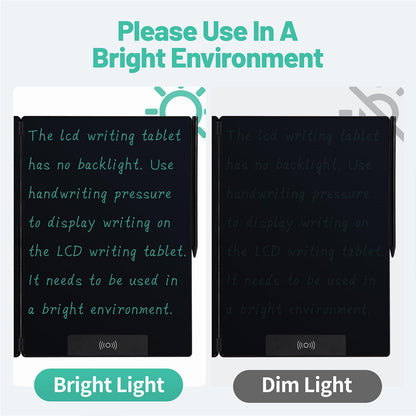 LCD Writing Tablet for Adult: 14.3 Inch Fold Screen Notepad Portable