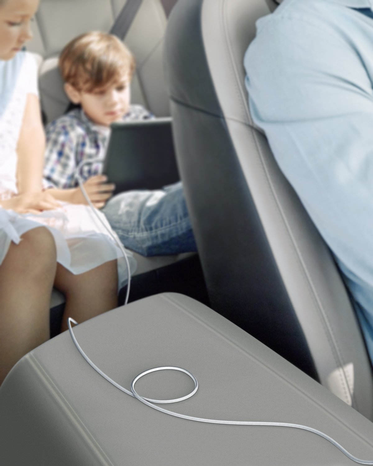 Anker Cable,[2-Pack,6 ft] Premium Nylon USB-A to USB-C Fast Charging Type C Cable,for iPhone 17 Series,Galaxy S10/Note 8,LG V20 and Other USB C Charger