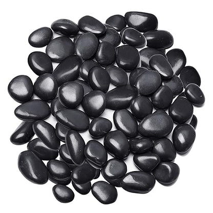 Terrarium Supplies,Virekm River Rocks, Decorative Ornamental Pebbles,Garden Landscaping Stones,Gravel Filler for Home Decoration Flower Bed Fish Tank Plants Vases Succulents