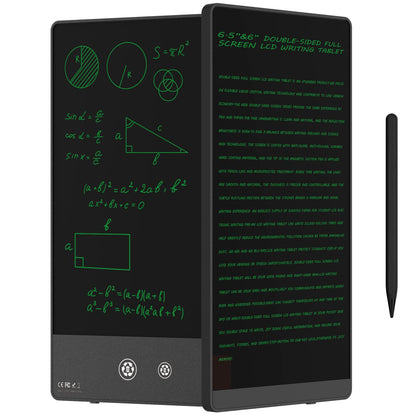 LCD Writing Tablet for Adults-6.5″&6″ LCD Writing Tablet,Double-Sided Full Screen Electronic Drawing Pad,Mini Portable Digital Notepad for School,Office,Home,Erasable,Reusable