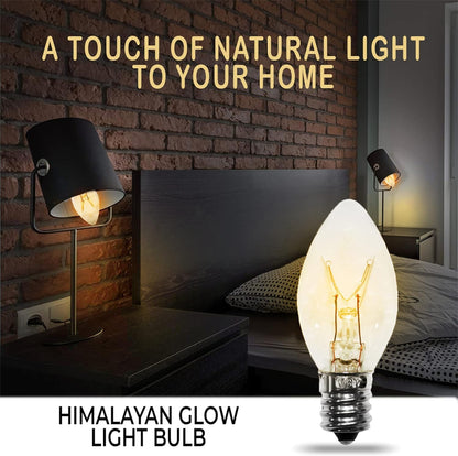 Himalayan Glow B15-6Pack Bulbs for Salt Lamps, Salt Lamp Bulbs(6-Pack)