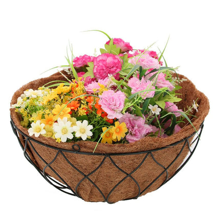 UYISMML 2PCS Round Replacement Coco Liner for Hanging Basket 24IN, Extra Thick Coconut Fiber Planter Liner for Garden Flower Pot