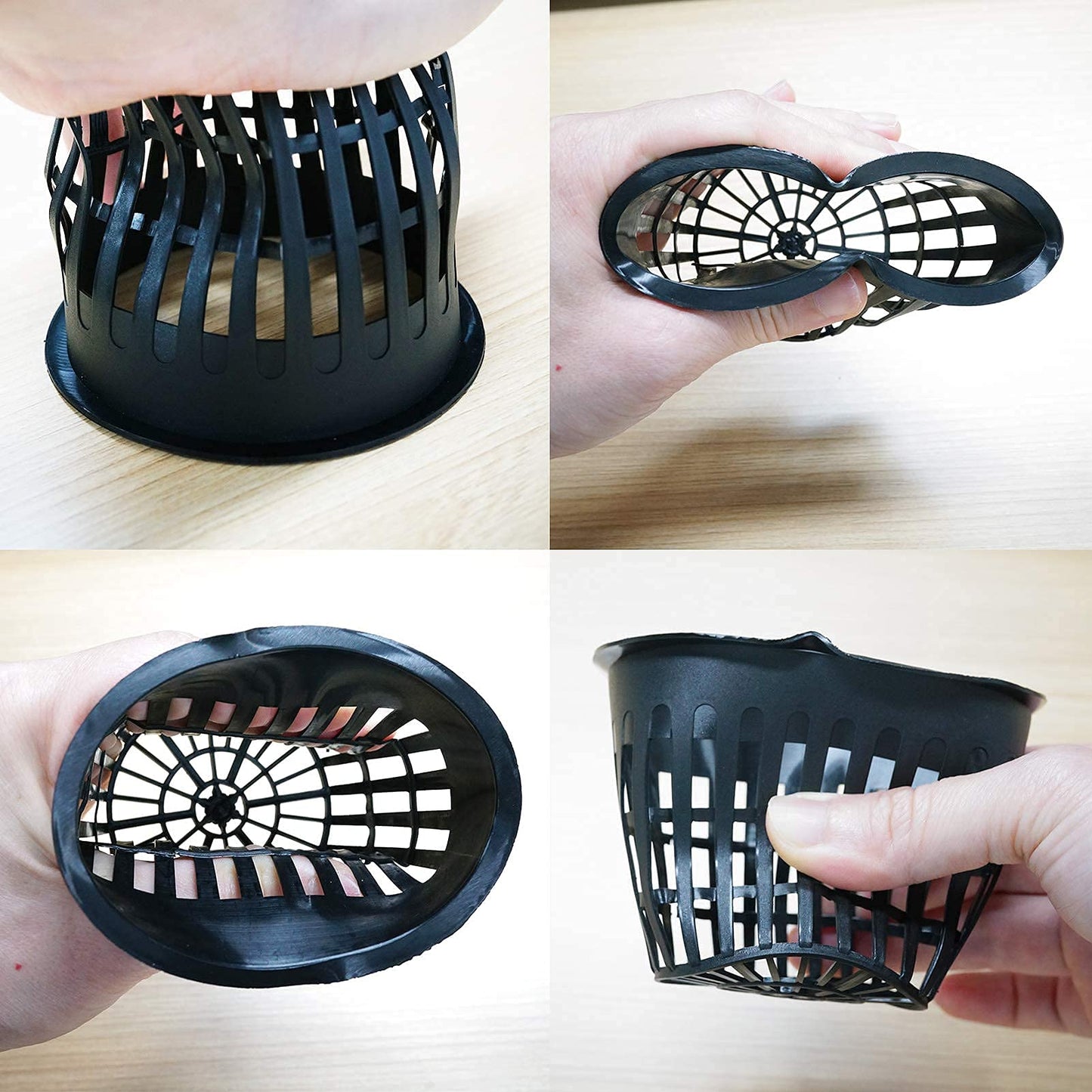 Business King 30 pcs 3 inch net pots & 50 pcs 2 inch net pots with 80 pcs Plant Lable