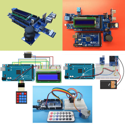 ePalZoneXP Mega 2560 Starter Kit, Compatible with Arduino, Electronics Learning Kit, the Most Detailed Explained 50+ Lessons, Plus 40+ Background Knowledge Articles (Ultimate Kit)
