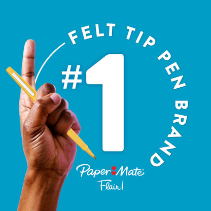 Paper Mate Flair Felt Tip Pens Ultimate Pack, Features 5 Different Types of Pens, 60 Count - Creative Fun, Classroom Essentials, Teacher Supplies, Arts & Crafts
