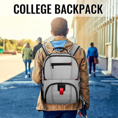 YOREPEK Large Backpack for Men, Extra Large Laptop Backpacks for Men Women, Water Resistant Travel Backpack Airline Approved Business Work Bag Fits 17 Inch Computer, Black