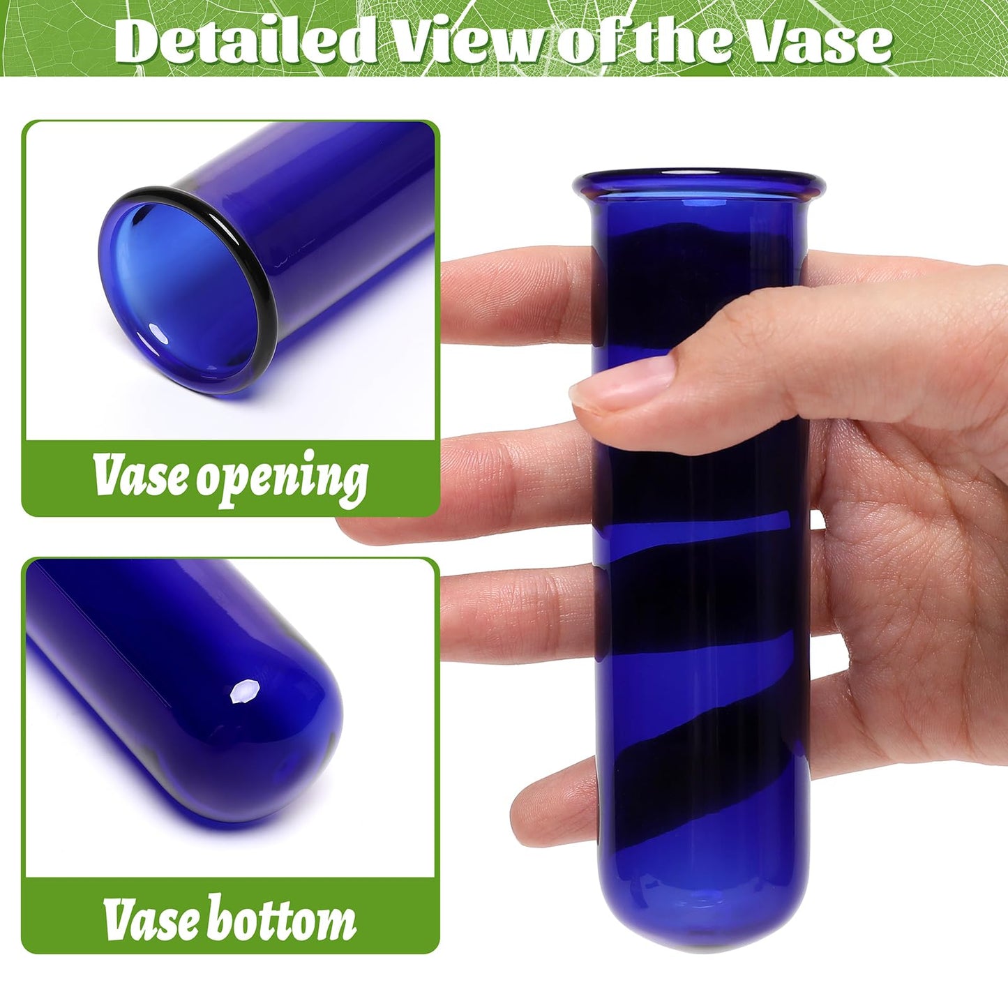 Glass Plant Propagation Station with 5 Test Tubes Colorful Planter Vase Birthday Gifts for Women in Wooden Stand