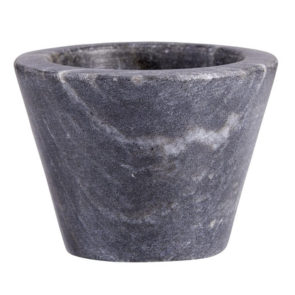 Santa Barbara Design Studio Table Sugar Marble Pinch Pot, 2-Inch Diameter, Black