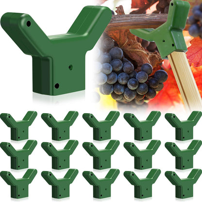 Yungyan 16 Pcs Tree Support, Plastic Fruit Branch Support Device Tree Brace Prevent Them from Breaking for Vineyards Ornamental Gardens Orchards Fits on Standard 1.57 x 1.57 Inch Lumber (Green)