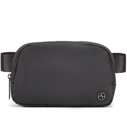 Pander Cross Body Fanny Pack for Women, Fashion Waist Packs, Crossbody Bags, Belt Bag with Adjustable Strap (Black)