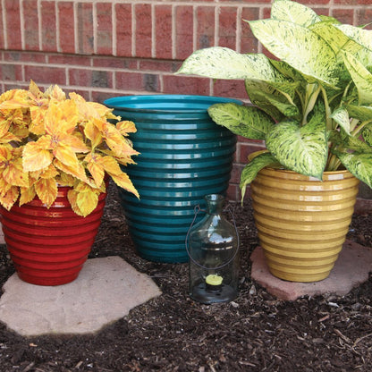 Robert Allen MPT01978 Avondale Classic Flower Pot, 14", Autumn Blaze