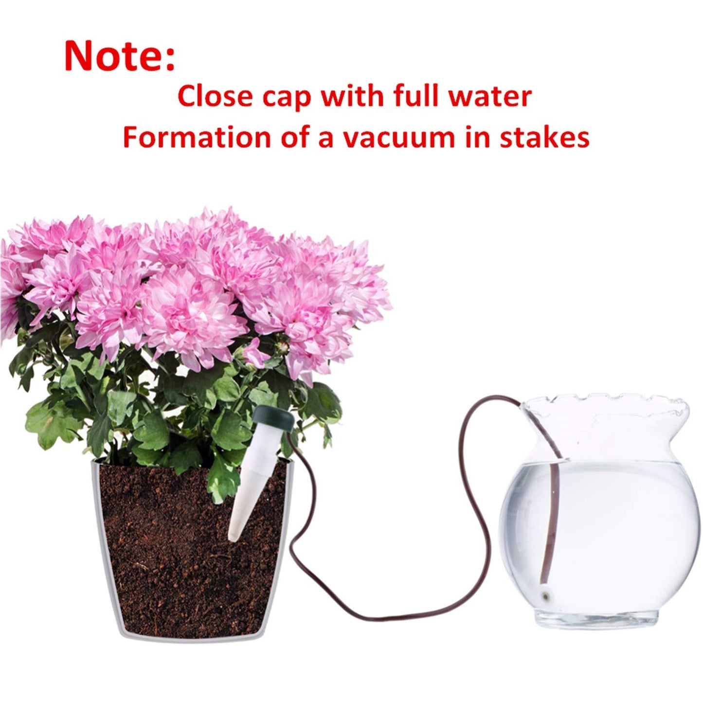 HESTYA 16 Pack Plant Self Watering Stakes Insert Automatic Watering Devices Self Watering Spikes Indoor Outdoor Plant Watering for Vacation