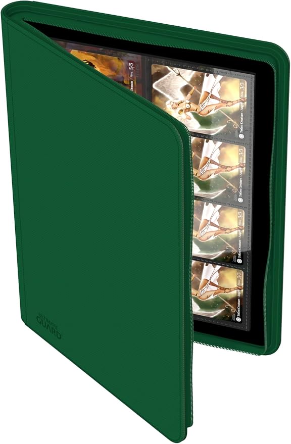 Ultimate Guard Zipfolio 320 – 16 Pocket Xenoskin Green