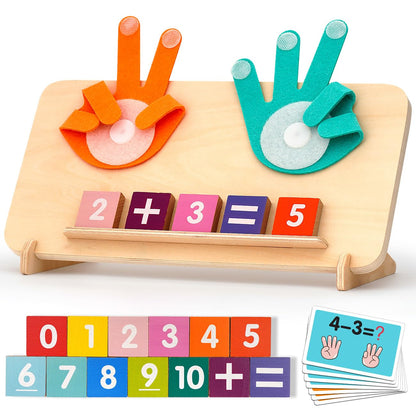MOTREE Preschool Learning Toys for Toddlers 2-4, Educational Math Manipulatives Number Counting Blocks for Kids, Montessori Toys for 3-5 Year Old Boys Girls Birthday Gifts
