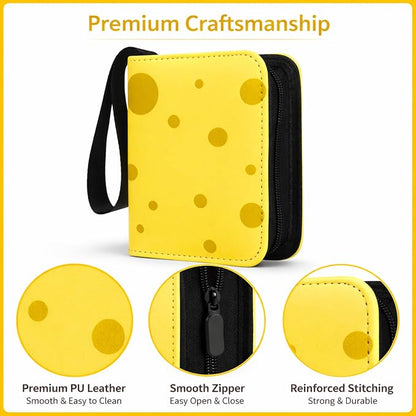 Mini Trading Card Binder Album, 1 Pocket Card Binder with 40 Pages 80 Pockets, Top Loading Small Card Binder for Trading Cards, Single Card Holder Book for TCG Sports,Game Cards, Card Storage Binder