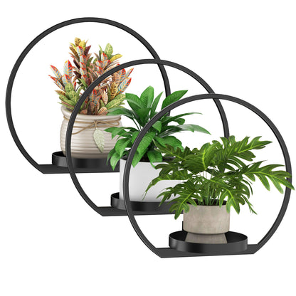 DEMEGA Wall Planters for Indoor Plants,Plant Frames Wall Decor Living Room Plant Stand Hanging Wall Plants Holder to Hold Large Pots Wall Plant Hanger Window Plant Shelves for Outdoor Entryway