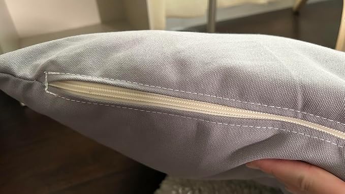 Natural Cotton Canvas Dog Bed – Raw Cotton Filled Pet Cushion Insert, Breathable Eco-Friendly Dog Mattress, Durable Washable Cover with Zipper (Blue Gray, Large 48"x30"x5")