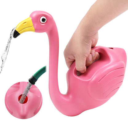 Galashield Plant Watering Can Indoor Outdoor Pink Flamingo 0.4 Gallons