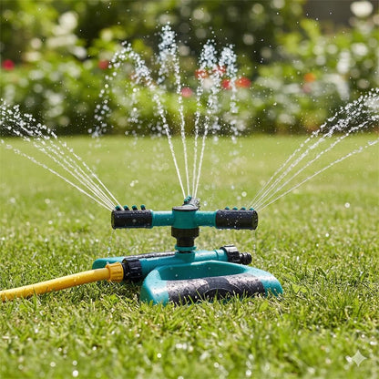 Upgrade Sprinklers for Yard, 2026 New Rotating Water Sprinkler for Lawn, Garden Sprinkler for Large Area Coverage, Lawn and Yard Sprinklers (Green)