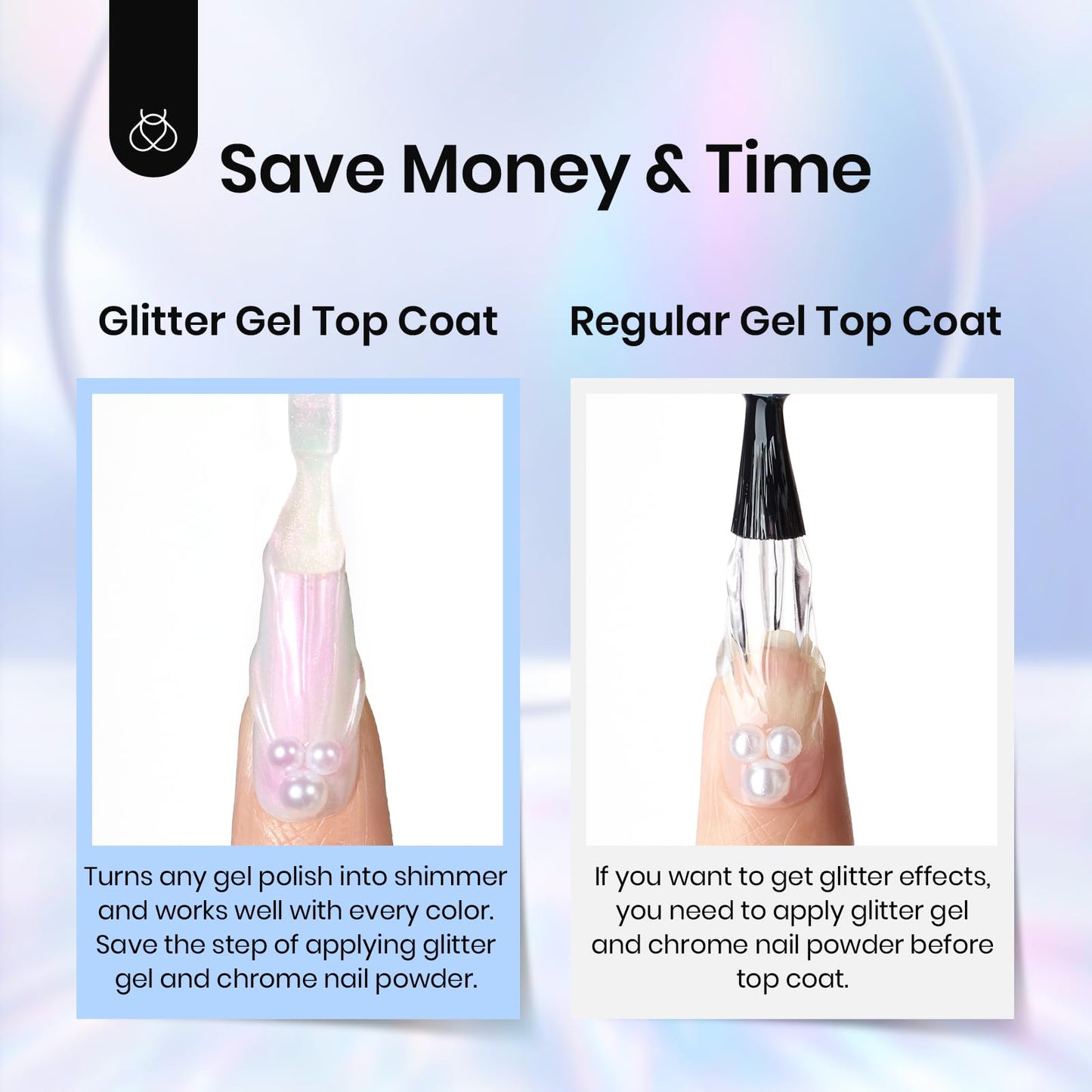 Beetles Nail Prep Kit Nail Dehydrator and Primer Nail Care Tool Kit 20ml Large Capacity Acid-Free & Hema-Free Dehydrate Bond Primer with Manicure Tools for Acrylic Nail Gifts for Women