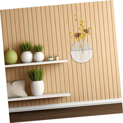 Alipis 6pcs Stylish Wall Hanging Hydroponic Vase Glass Terrarium for Indoor Plant Decor