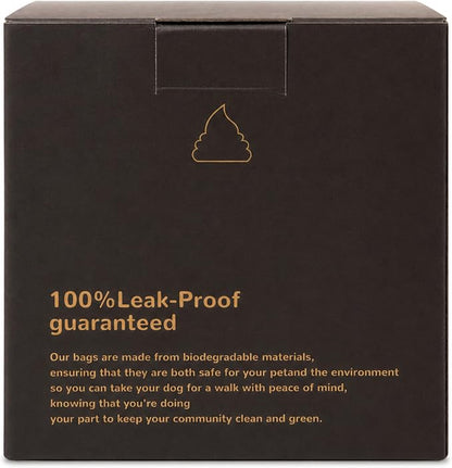 BPI Certified Compostable Dog Poop Bags, 18 Rolls 270 Bags, Coffee-Scented Extra Thick Leak-Proof Waste Bags, Meets ASTM D6400 Standard