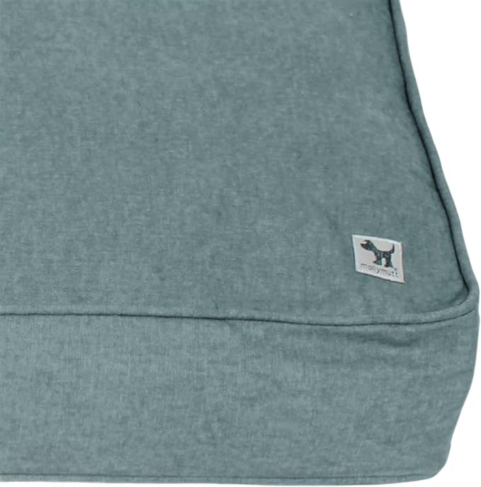 Molly Mutt Quiet Light Dog Bed Duvet Cover, GOTS-Certified 100% Cotton Canvas Cover for Dog, Puppy, or Cat Bed, Durable, Washable, and Free of Harmful Chemicals, Huge, 36"x45"x5"